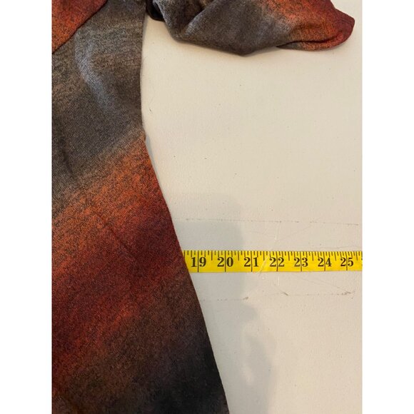 Signature By Robbie Bee Dress Multicolor Striped Cowl Neck 3/4 Sleeve XL - Picture 9 of 10